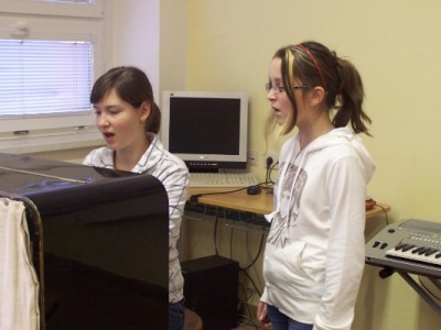 Anetka s pan&iacute; u�itelkou Evou Han&aacute;�kovou