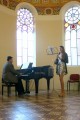 Lucie Krátká a p. uč. Petr Verbík