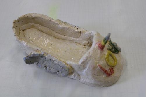 Keramika,Bota, škrpál, papuč - starší žáci