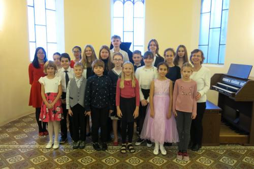 Třídní koncert žáků p. uč. Kuběnové