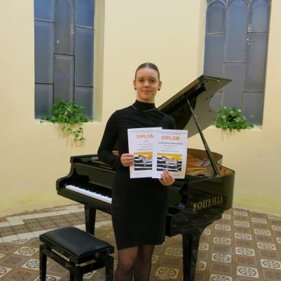 Okresní kolo soutěže žáků ZUŠ ve hře na klavír