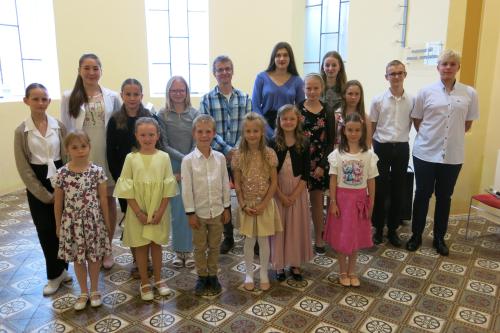 Třídní koncert žáků p. uč. Šimůnka