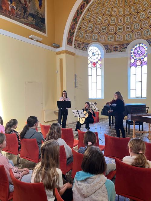 Předehrávka studentů kroměřížské konzervatoře