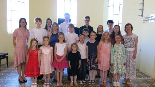 Třídní koncert žáků ze třídy p. uč. Kuběnové